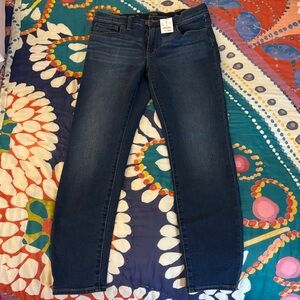 J. Crew Women's Deep Indigo Skinny Jeans